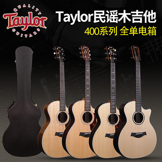 TAYLOR 泰莱Custom 414CE-R卢茨云杉定制全单板泰勒电箱民谣木吉他