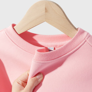 真维斯童装女童卫衣春秋款2024儿童衣服洋气女孩春季套装紫色休闲春装 浅紫/雪糕猫-浅紫/雪糕猫K 160