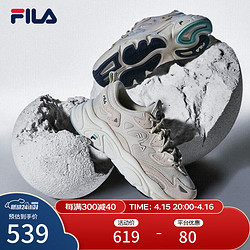 FILA 斐乐 火星 男子休闲运动鞋 F12W031122F-GT 奶白/木薯粉 36.5