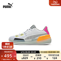 PUMA 彪马 官方正品 新款男女同款情侣复古拼色篮球鞋 CLYDE 194045