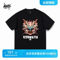 KERWATS 龙年中国龙图案短袖男