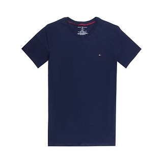 TOMMY HILFIGER 汤米希尔费格休闲简约男士圆领短袖T恤 09T3139-410