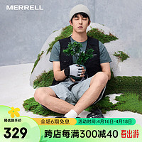 MERRELL 迈乐 户外溯溪洞洞鞋HYDRO MOC毒液涉水鞋透气沙滩鞋凉鞋轻便溯溪鞋 J85865钢铁灰（男） 上新