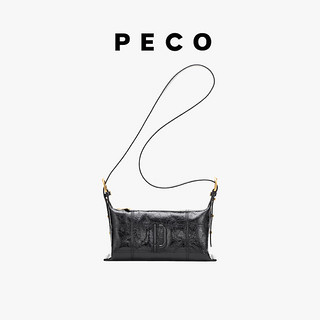 PECO969baby枕头包迷你手机包单肩斜挎小众高级质感运动斜挎旅行 黑色 