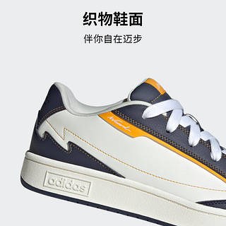 adidas WCARD网球风休闲运动板鞋男女阿迪达斯轻运动IG1512 白/藏青蓝 42.5(265mm)