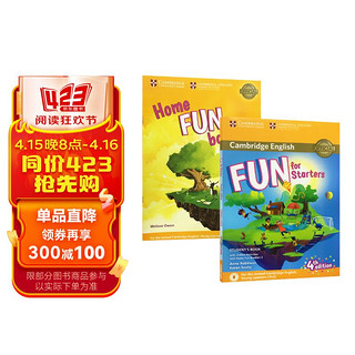 剑桥少儿英语YLE考试用书 Fun for Starters 4th Edition 学生书+在线帐号+练习册+适合小学1、2年级 [平装]