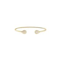 BOUCHERON 宝诗龙 SERPENT BOHÈME系列 JBT00825 水滴18K黄金钻石手镯