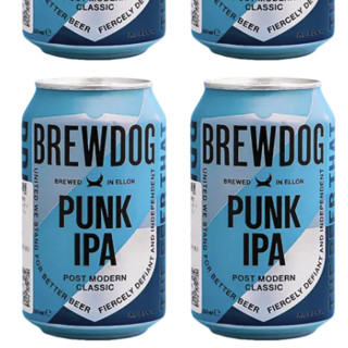 BREWDOG 酿酒狗 朋克 英式印度淡啤酒 330ml*24听