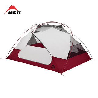 MSR帐篷户外露营装备Elixir双人徒步帐篷双层防风雨三季登山帐篷 10311-2人(含地席)