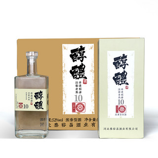 青小乐 醇醴 10 52%vol 浓香型白酒 500ml