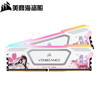 美商海盗船（USCORSAIR） DDR5台式机内存条 复仇者RGB SL 灯条系列 神光同步 花嫁联名款 复仇者RGB SL 16G*2 6400 C32