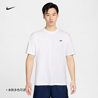 NIKE 耐克 官方男T恤夏季新款宽松纯棉休闲刺绣时尚贴片柔软FV3752