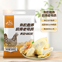 九華粮品 有机散养皖南老母鸡 净重1kg  皖南林区散养土鸡 走地鸡