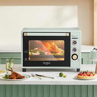 柏翠PE3040烤箱2024小型家用烘焙发酵多功能大容量电烤箱