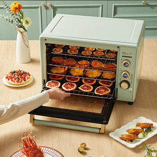 柏翠PE3040烤箱2024小型家用烘焙发酵多功能大容量电烤箱