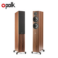 polk 普乐之声 R500音响家庭影院hifi高保真发烧级高解析度2.0落地音箱无源R系列家用客厅主音箱胡桃棕