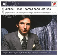 现货迈克尔·蒂尔森·托马斯指挥的伊夫斯作品 4CD