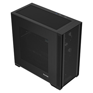 Great Wall 长城 冰霜X3B黑色商务机箱（MATX主板/细钢网面板/顶部360水冷位/9风扇位/USB3.0）