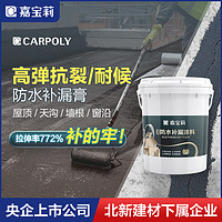 CARPOLY 嘉宝莉 防水补漏王材料屋顶楼顶平房裂缝维修堵漏膏涂料防晒隔热