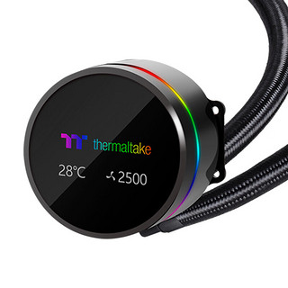 Thermaltake（Tt）大台风360 一体式CPU水冷散热器 (支持12代1700接口/ARGB旋转液晶屏水冷头/高效能风扇）