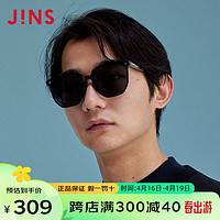 JINS 睛姿 墨镜一体鼻托设计时尚舒适简洁太阳镜MRF22S068 94黑色