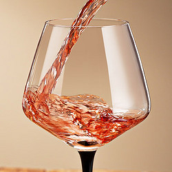 青苹果 红酒杯水晶玻璃杯高脚杯葡萄酒杯套装 红酒具套装 EJ5736Q7/L7 2个大肚杯+杯架