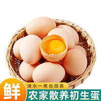 筱诺 农家现捡初生蛋鲜鸡蛋柴鸡蛋月子蛋 12枚