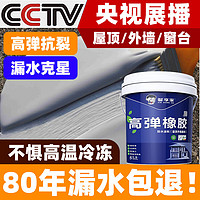 馨享家 外墙防水涂料胶屋顶防水补漏材料楼顶房顶裂缝堵漏王聚氨酯防漏胶