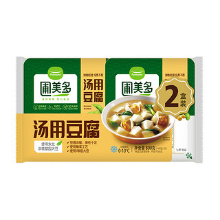 Pulmuone 圃美多 汤用豆腐2连盒 400g *2