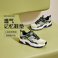 SKECHERS 斯凯奇 老爹鞋男童中大童鞋熊猫鞋舒适网面儿童低帮运动鞋406115L