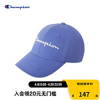 Champion 冠军棒球帽2024夏季新款鸭舌帽男女帽子 蓝色 均码