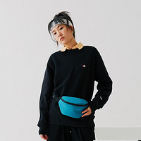 Champion 基础小C刺绣男女情侣加绒套头圆领卫衣官方正品