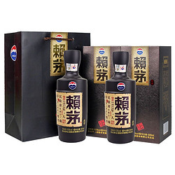 LAYMAU 赖茅 贵州茅台股份 赖茅酒传承棕 53度500ml*2瓶装 酱香型礼品盒 正品