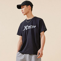 XTEP 特步 夏季男短袖针织衫微宽松运动T恤