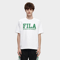 FILA 斐乐 男装FUSION系列时尚潮流运动T恤男舒适百搭宽松针织短袖衫