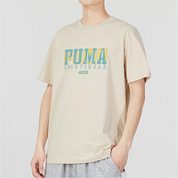 PUMA 彪马 男装上衣圆领短袖运动休闲舒适跑步时尚T恤