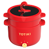 TOTIKI 拓几 HQJC2001 多功能电煮锅  中国红蒸笼款【2L】