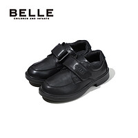 BeLLE 百丽 男童黑皮鞋软底防滑英伦风时尚帅气百搭校园表演鞋正装鞋