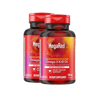 MegaRed 经典款 磷虾油500mg 80粒*2瓶