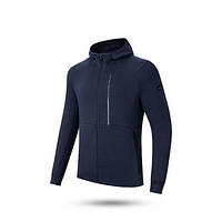 ANTA 安踏 运动外套男2024春季新款修身针织立领开衫户外跑步上衣夹克