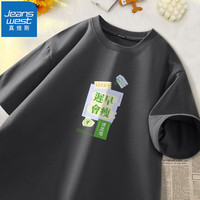 JEANSWEST 真维斯 重磅新疆有机棉印花T恤打底衫 三件装