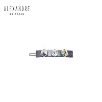Alexandre De Paris巴黎亚历山大像素边夹发饰头饰ATB-18197-05G灰色