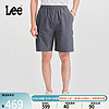 Lee24春夏舒适版魔术贴口袋灰色男短裤休闲LMB008153205-353 灰色 XL