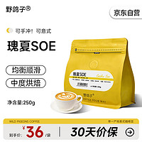 野鸽子 瑰夏SOE咖啡豆 中度烘焙250g