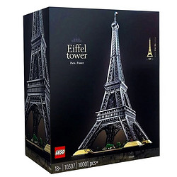 LEGO 乐高 10307埃菲尔铁塔法国巴黎建筑男女孩儿童拼装积木玩具礼物