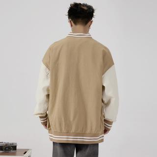 男外套春秋2024减龄显瘦港风复古棒球服牛仔夹克长袖男士上衣