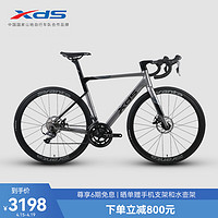 XDS 喜德盛 RS350公路自行车禧玛诺16速700C骑行运动自行车 深灰/黑 510MM（175cm-185cm身高）
