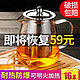 Morning Tea/晨茗 玻璃泡茶壶茶具套装家用花茶水壶耐高温加厚耐热过滤水壶煮茶壶器