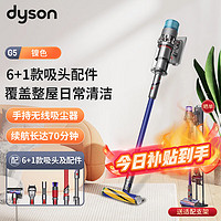 dyson 戴森 手持无线吸尘器 宠物家庭适用 V8 V10 V12 V15 智能除尘吸尘器 家用 G5 Detect Fluffy 镍色