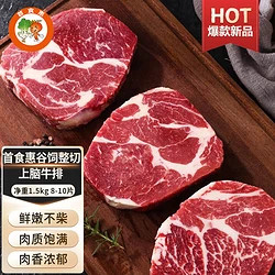 OEMG 西冷牛排新鲜正宗牛扒厚切100g/片家庭装原肉 正宗 西冷牛排 10片装   100g/片